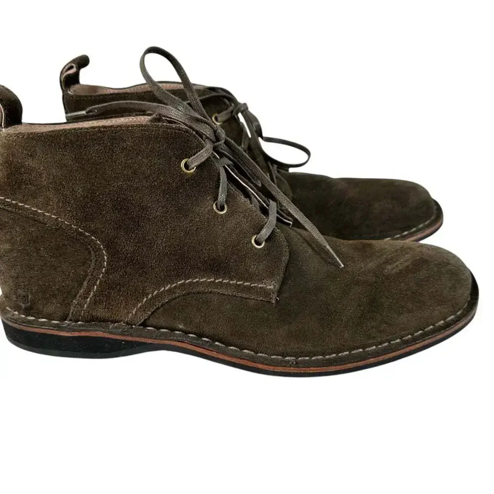 Andrew Marc Dorchester Brown Suede Chukka Boots Lace Up Ankle Men 10.5